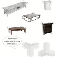 Baby Safety Table Corner Protectors T-Shape Cushions