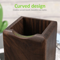 Wooden Material Desk ganizer Pen Holder Storage Box Pencil Case Stationery Tray Office Supplies School Accessories