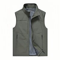 Men’s Winter Fleece Vest – Casual Warm Sleeveless Jacket