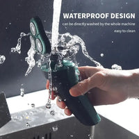 LED Digital Electric Shaver with Trimmer & Nose Hair