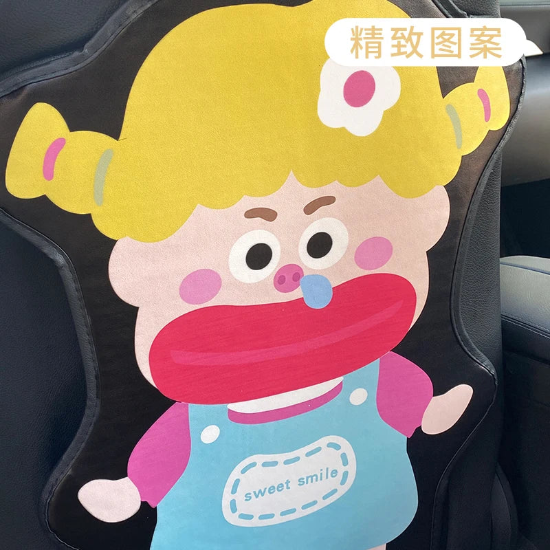 Leather Car Seat Back Protector Waterproof Kick Pad