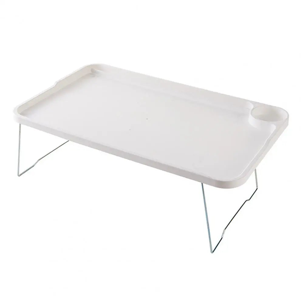 Portable Folding Laptop Bed Table with Cup Holder