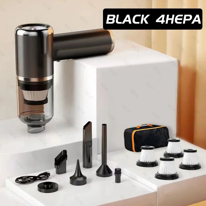 SZUK 148000Pa Car Vacuum CIeaner Powerful Wireless Handheld Cleaning Machine Mini Blower Portable Vacuum Cleaner for Car Home