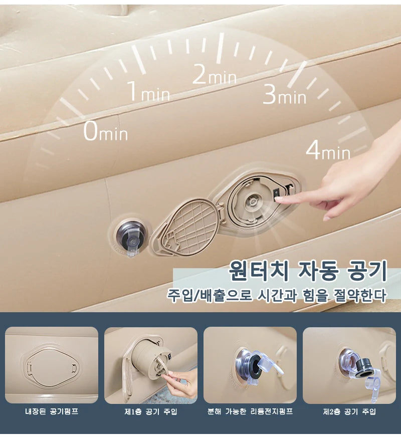 Double Inflatable Bed – Thickened Portable Air Mattress