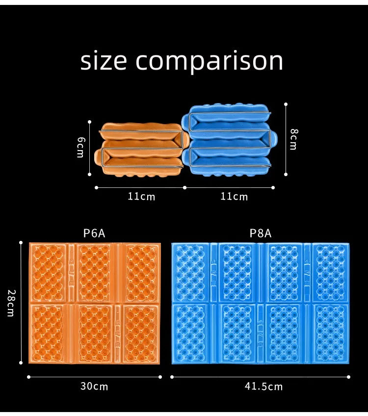 Portable Lightweight Mini Waterproof Folding Mat, Foam Sitting Pad for Outdoor Activities, Foldable Kneeling and Seat Cushion
