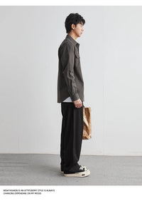 Men’s Cotton Work Shirt Jacket – Autumn Outdoor Safari Style