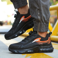 Men’s Steel Toe Safety Sneakers Anti-Smash Work Shoes