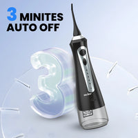 Sejoy Water Dental Flosser Oral Irrigator 8 Jet Tips 5 Modes IPX7 Waterproof  Portable Cordless Teeth Cleaner for Home&Travel
