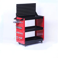 3-Layer Mobile Tool Cart with Wheels Heavy Duty
