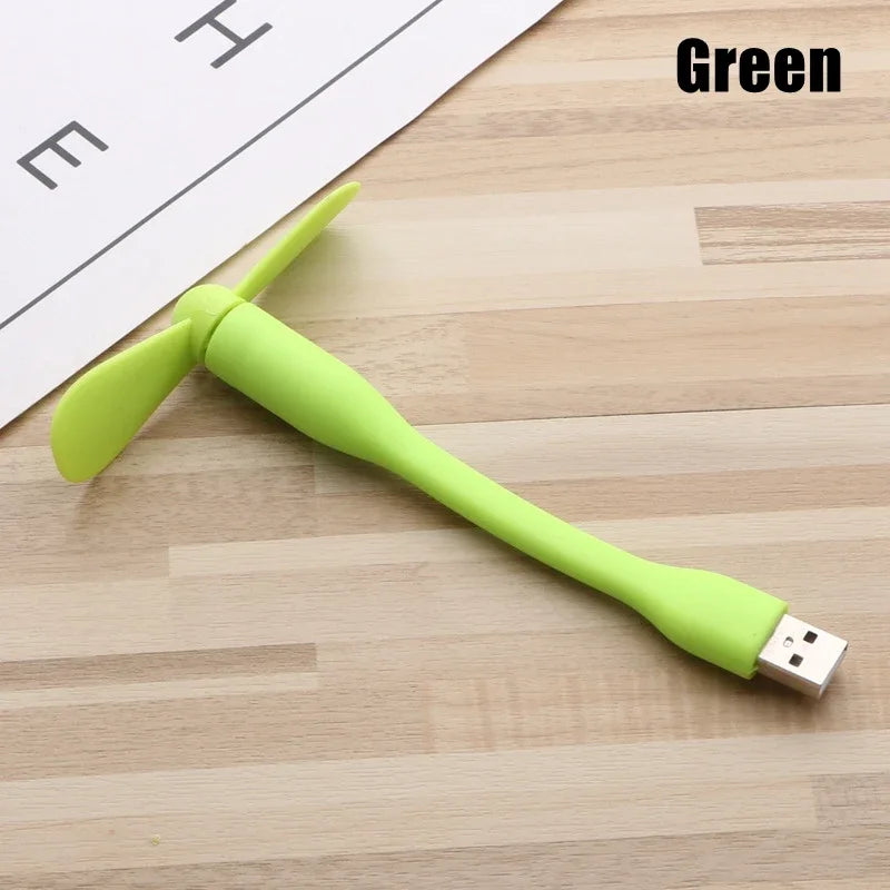 Mini USB Flexible Fan – Portable Cooling Fan for Laptop & Power Bank