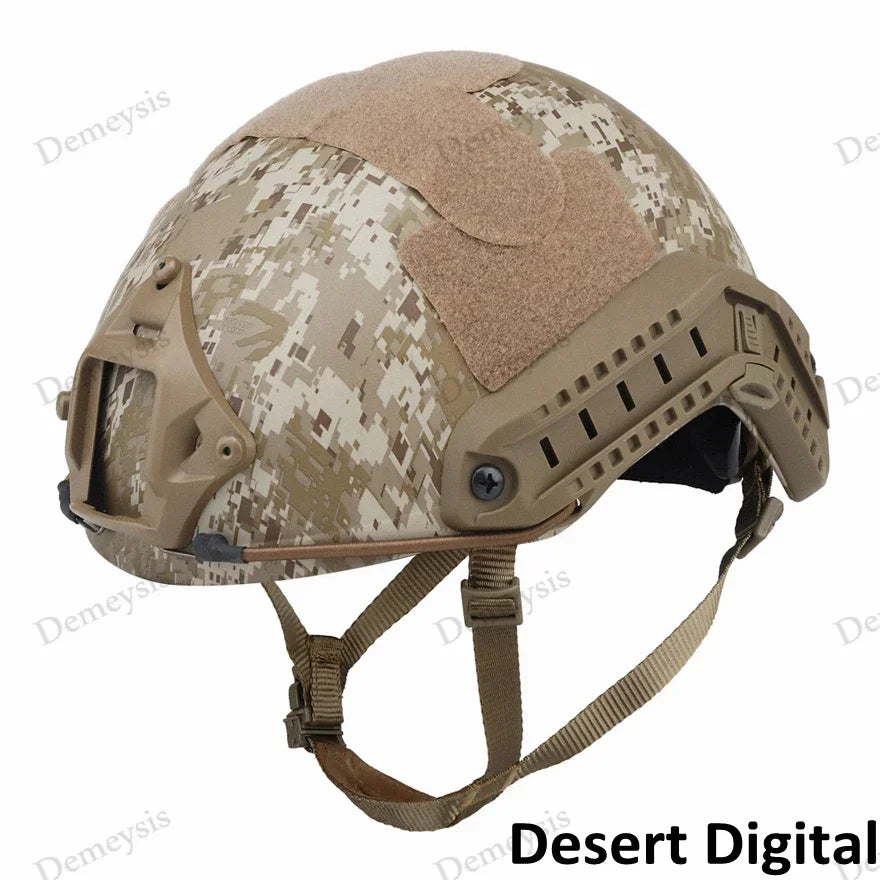 New Fast Tactical Airsoft Helmet – Camouflage ABS Protection