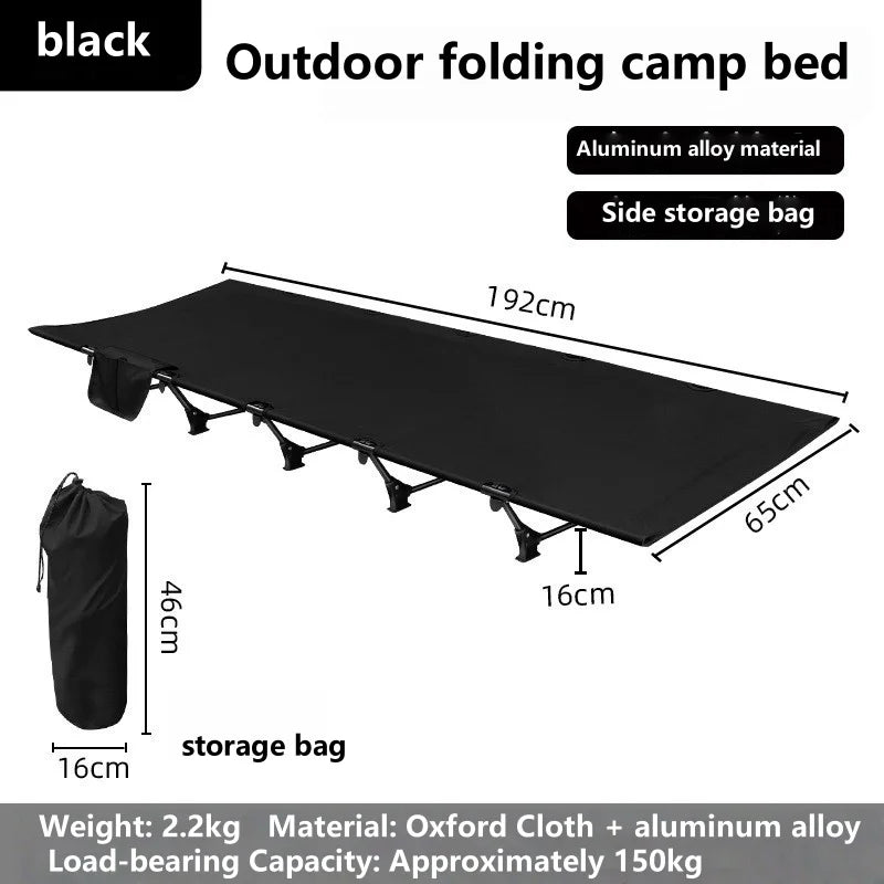 WANDERING TIME Camping bed, portable folding bed, camping travel backpack, hiking sleep bed, outdoor ultra-light small tent bed
