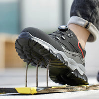 Men’s Steel Toe Safety Sneakers Anti-Smash Work Shoes