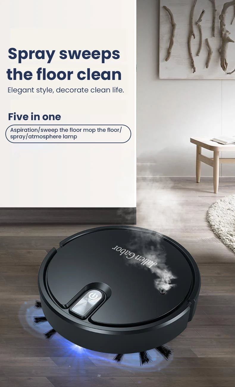 5-in-1 Wireless Smart Robot Vacuum Cleaner – Home Use