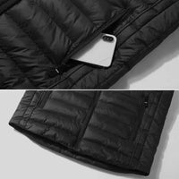 Men’s Winter Cotton Padded Sleeveless Vest Jacket