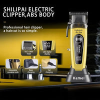 Professional Hair Clipper 11500 RPM Rechargeable KM-90-4