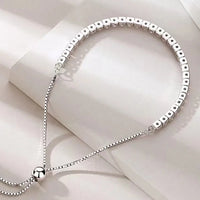 Popular Inlaid Zircon Combination Chain 925 Sterling Silver Bracelet New Ladies Jewelry Birthday Party Gift Fashion Jewelry