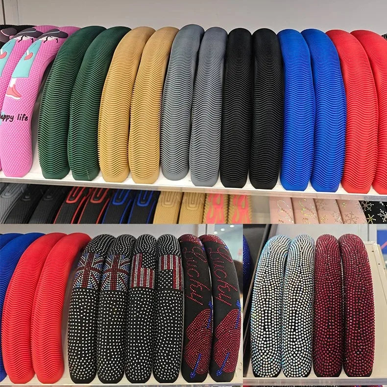 Carbon Fiber Steering Wheel Cover Universal Car Accessory