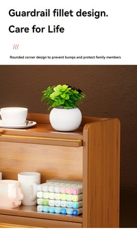 Multifunctional Kitchen Countertop Seasoning Rack Shelf