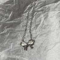 Kpop Double Layer Heart Necklace Women’s Pendant Chain