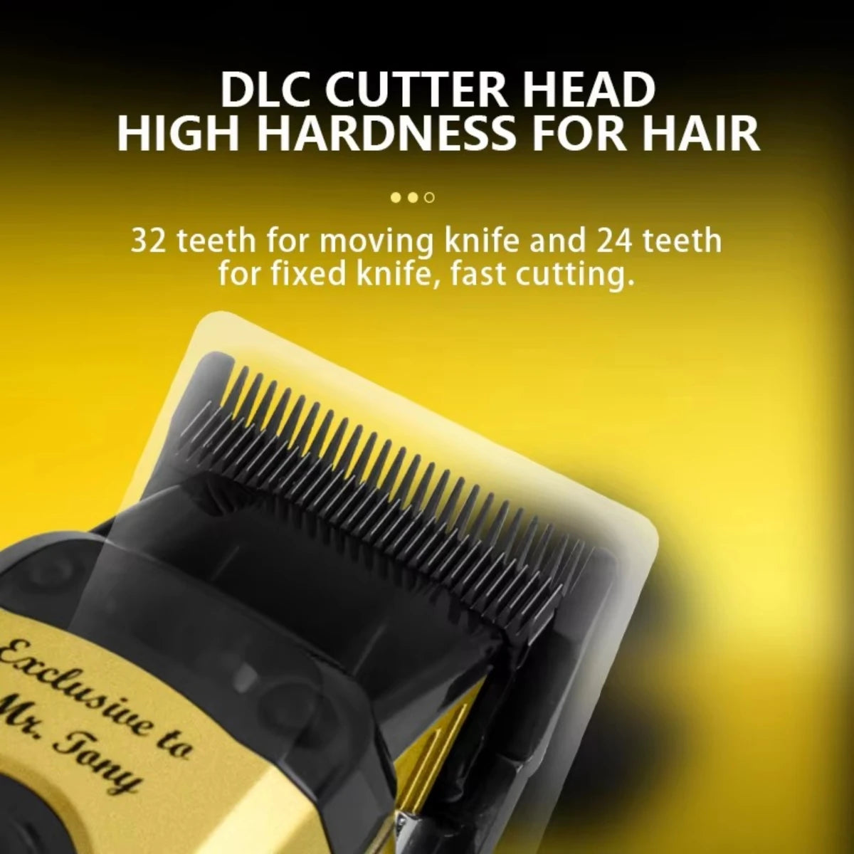Professional Hair Clipper 11500 RPM Rechargeable KM-90-4