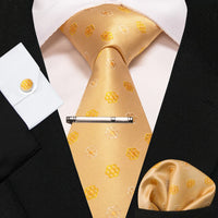 8cm Silk Men’s Tie Set with Pocket Square