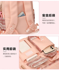 2025 New - Style Schoolbag for Primary School Girls, Suitable for Grades 1, 3 to 6, Child-Friendly, Load-Reducing and Spine