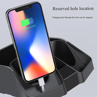 Car Seat Organizer with Cup Holders Storage Console