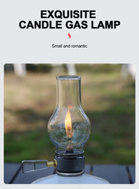 Portable Camping Gas Lamp Outdoor Candle Light for Hiking