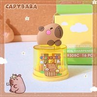 Aesthetic school useful accessories kawaii stationery school supplies cute things mini capybara Pencil sharpener office supplies