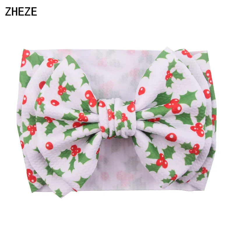 Cute 7" Double Layer Hair Bow Headband for Baby Girls