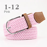 Unisex Colorful Canvas Belt – 107/120cm Casual Luxury Nylon Girdle for Men & Women