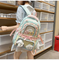 Large Capaci Children's School Bag Set for Girls Primary And Middle School Double oulder Bapa Sweet College Sle