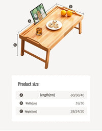 Square Folding Tea Table – Lightweight Tatami Floor Desk