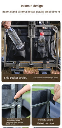 Folding Camping Cart – Heavy Duty Outdoor Utility Wagon