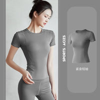 Women’s V-Neck Sports T-Shirt – Quick-Dry Activewear Top