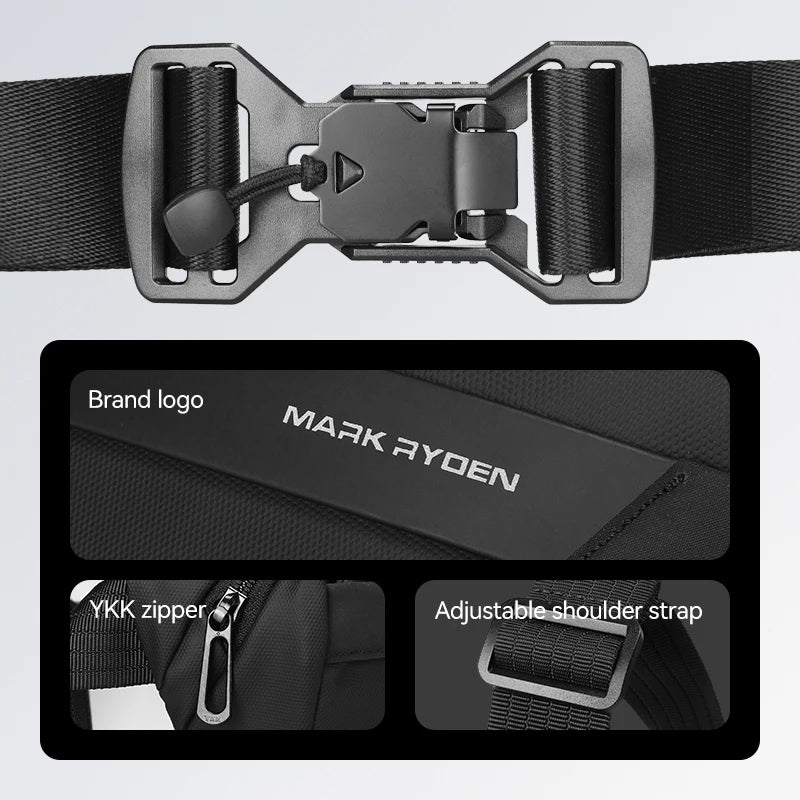 Mark Rydin Ease Pack Sling Leather Crossbody Bag