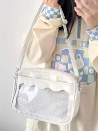 Japanese Harajuku Transparent Ita Bag for Girls