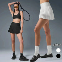 Women’s Tennis & Yoga Skirt – Pleated Quick-Dry Skort