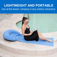 Foldable Inflatable Beach Mat – Portable Camping Lounge