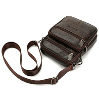 Retro Genuine Leather Men’s Crossbody Shoulder Belt Bag