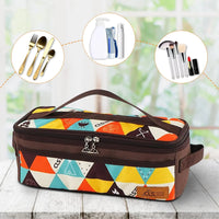 Camping Cooking Utensils Storage Bag Portable BBQ Travel Kitchen Toolkit