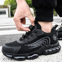 Men’s Steel Toe Safety Sneakers Anti-Smash Work Shoes