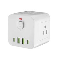 The power socket for Christmas gifts is practical, economical and easy to carry. The product contains 4 side power output termin