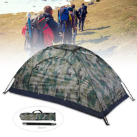 Single-Person Camping & Fishing Tent Windproof Canvas