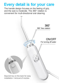 600ML Electric Oral Irrigator Water Flosser