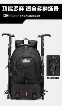 Travel backpack 40L waterproof lightweight outdoor hiking, men's and women's camping backpack