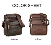 Retro Genuine Leather Men’s Crossbody Shoulder Belt Bag