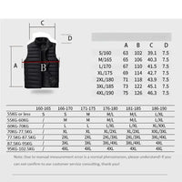 Men’s Winter Cotton Padded Sleeveless Vest Jacket