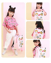 Fashion DIY Cartoon School Bags for Kids Boys Waterproof Children School Backpacks for Girls Kindergarten Kawaii Book Bag Gift